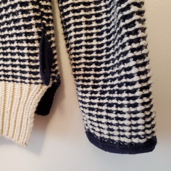 Navy Wool Crewneck Sweater - Picture 4 of 5